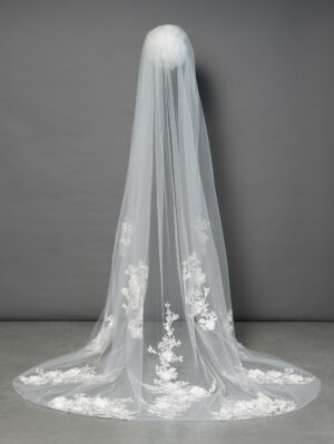 Voile fleurs 3D