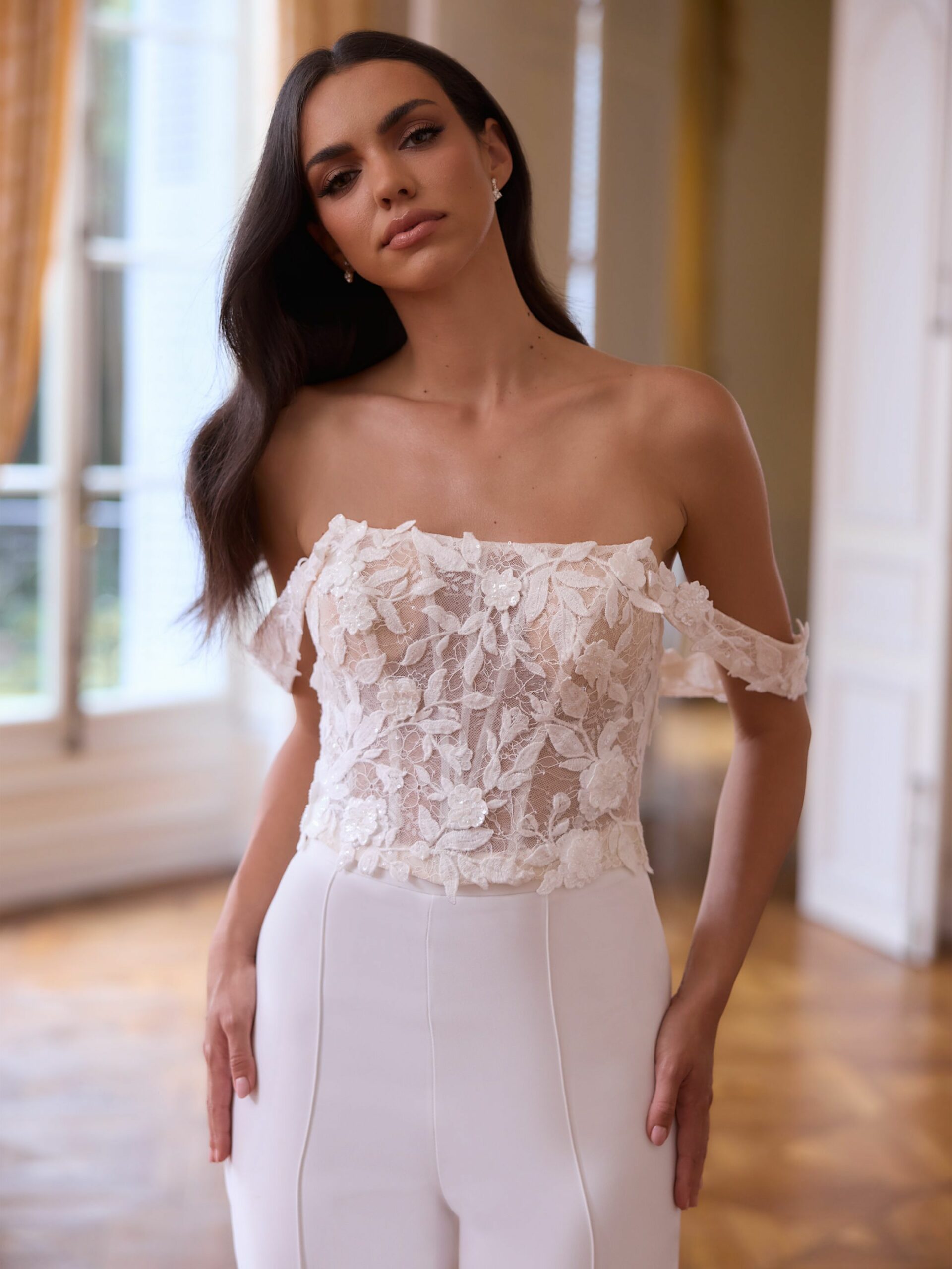Corset de mariée en dentelle